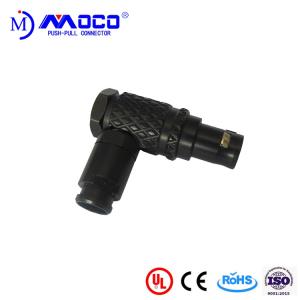 Buy cheap right angle male circular connectors with black chrome plated from wholesalers