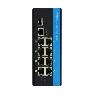 Buy cheap 8 Port RJ45+1*SFP L2 Managed Gigabit Ethernet Switch IP40 Dual Power Input Poe Switch from wholesalers