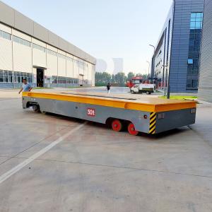 50 Tons Heavy Load Trackless Transfer Trolley Hydraulic Steering