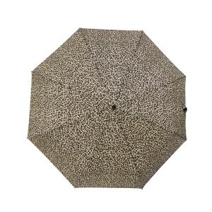 190T Polyester 3 Folding Umbrella With Lepoard Pattern