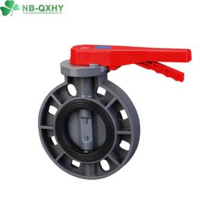 Buy cheap Water Supply Flange Connection PVC Butterfly Valve with Manual Driving Mode from wholesalers
