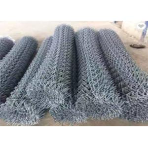 OEM Hot Dipped Galvanized 4mm Chain Link Privacy Fabric 20x20mm