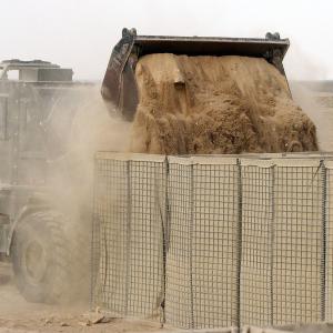 Buy cheap Mil 2 Gravel Filling Military Barrier Heavy Galvanized Square Welding Mesh Protective from wholesalers