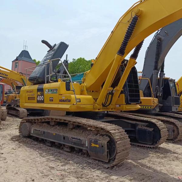 Shanghai Digger Machine Komatsu PC400-8 40 ton Excavator with Original Hydraulic Valve