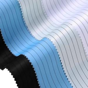 China 110GSM Anti Static Polyester Carbon ESD Clothing Material on sale