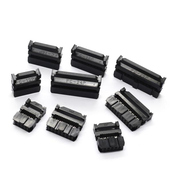 Buy cheap 2.54mm Flat Cable IDC Female Socket Rectangular Receptacle Connector 6 - 64 Pin TE / Tyco / Amp Replacement from wholesalers