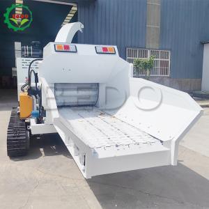 Buy cheap 6000 kg/hr Throughput Wood Chipper Machine Heavy Duty 360° Adjustable Chute Towable Weight 4 tons from wholesalers