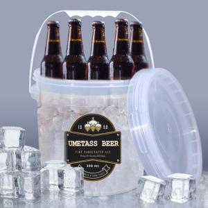 Buy cheap 5L 6L Plastic Bucket for Food Grade Popcorn Cereals Ice Grain Pail Clear Container from wholesalers