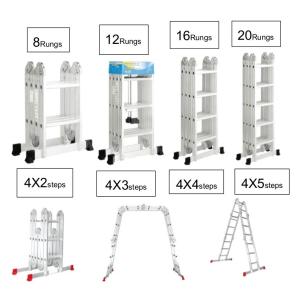 Buy cheap EN131 Alloy 4x3 Multi Function Ladder Platform product