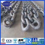 Buy cheap 76MM R4 Black painted offshore mooring chain Drag offshore mooring chain with KR LR BV NK ABS DNV CCS certification from wholesalers