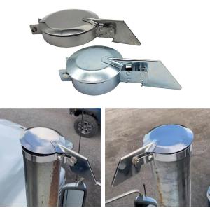 China Galvanized Plate Lawn Mower Exhaust Rain Flap 1.0INCH - 8.0INCH on sale