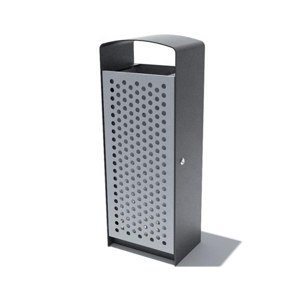 Quality L350*W250*H930 MM 40L Galvanized Garden Waste Bin for sale