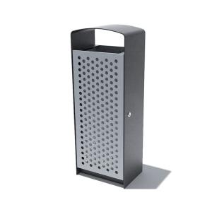 Buy cheap L350*W250*H930 MM 40L Galvanized Garden Waste Bin from wholesalers