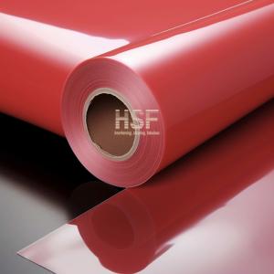 Buy cheap 60 μm opaque red PE release film, silicone UV cured, for protective and packaging, tapes, labeling and graphics from wholesalers