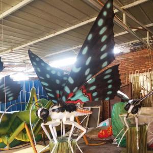 Buy cheap Sunproof Animatronic Insects Sculpture Customized With Movement / Sound Customization from wholesalers