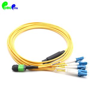 Buy cheap 8F 40G MPO Trunk Cable Hareness Fiber Optic Cable Singlemode from wholesalers