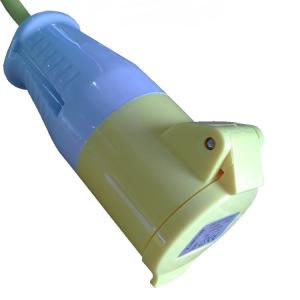 Power cables with CEE 16A/32A industrial plug and socket