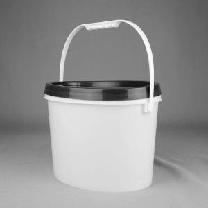 5kg Special Shaped Paint Plastic Bucket With Lid And Handle