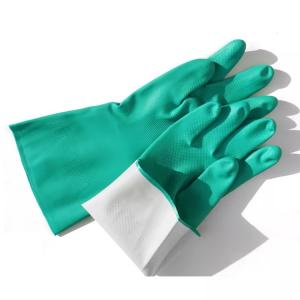 Buy cheap Automobile Repair Garage Using Chemical Protective Gloves Nitrile Material from wholesalers