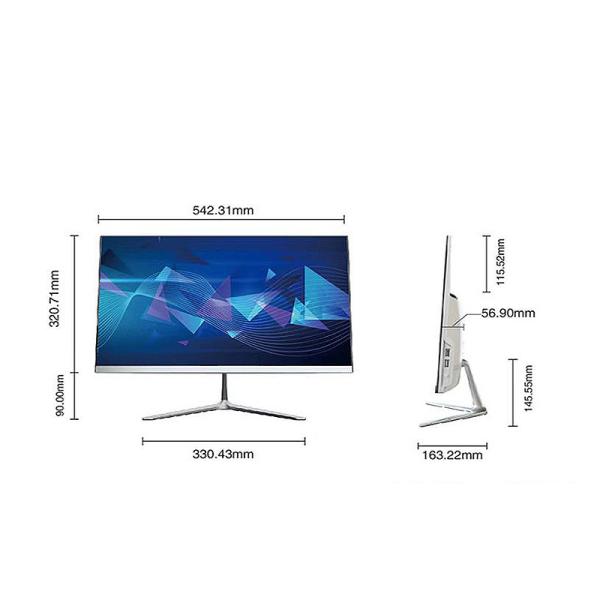 Buy cheap X86 Home Office 23.8 Inch Aio Desktop PC Windows 10 from wholesalers