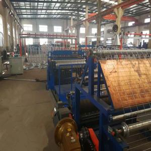 Buy cheap PLC Touch Screen Mesh Manufacturing Machine , Aquaculture AC BI Welded Wire Mesh Machine from wholesalers