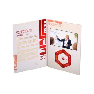 Buy cheap Rechargeable Lcd Brochure Video Business Card For Company Introduction from wholesalers