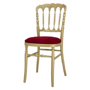 Buy cheap Customized Gold Stackable Banquet Chairs Golden Reception Hall Chairs from wholesalers