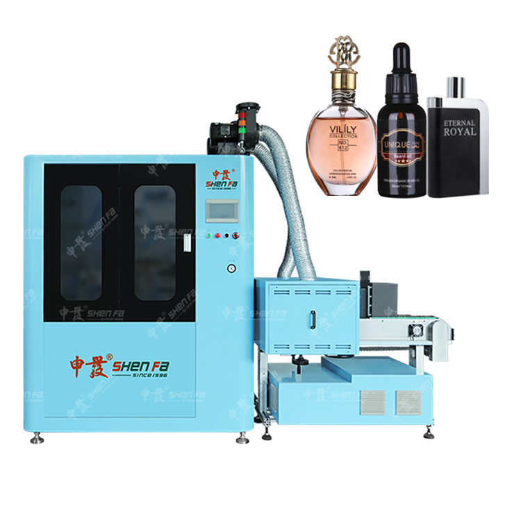PLC Automatic Screen Printing Machine Glass Perfume Bottle Silk Printing