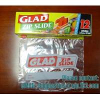 Buy cheap Glad Zipper Food Bags, Microwave Bags, Slider Bags, School Lunch Pouch, Slider grip bags product