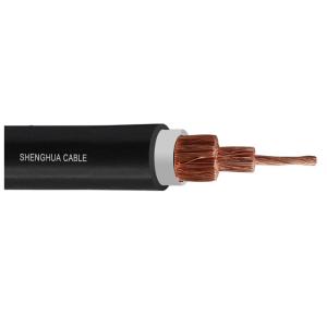 Buy cheap Flexible Copper Wire Rubber Sheathed Cable Black Welding Cable from wholesalers