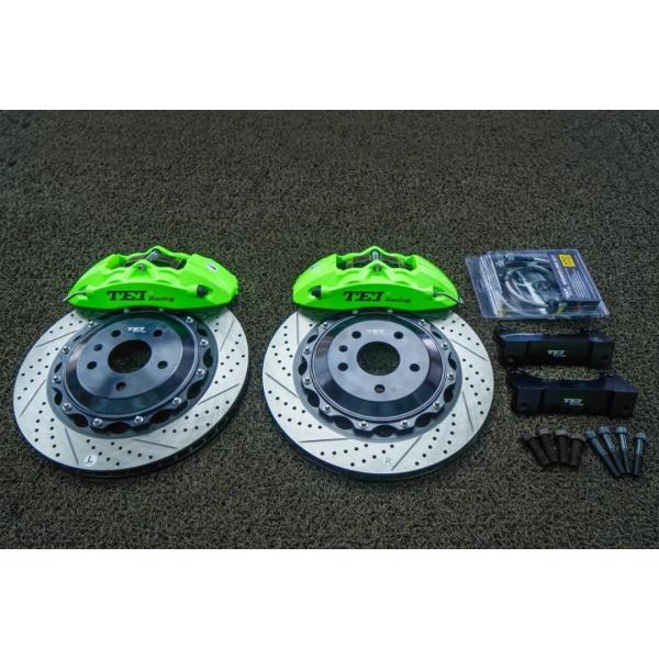 Front Big Brake Kit 355X28mm Disc Green Caliper For MG6 MG5 MG7 2019-2021 18"