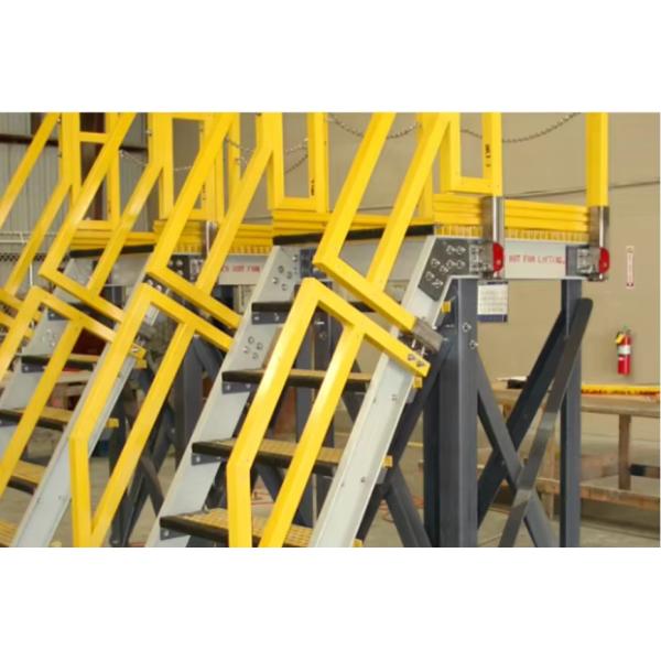 Quality Pultruded Easily Assembled Frp Handrails Guardrails Structural Shapes Stair Balustrades for sale