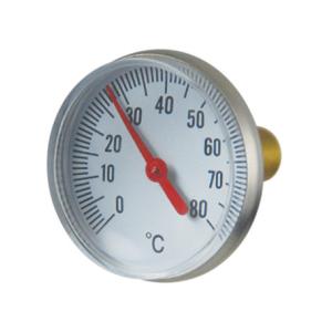 Buy cheap 40mm Bimetallic Stemmed Thermometer Ball Valve 1/4" Npt from wholesalers