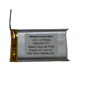 Buy cheap OEM or ODM 1500mAh Lithium Polymer Battery Pack With PCM from wholesalers