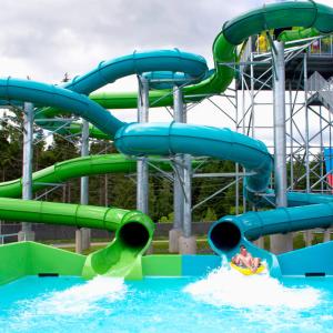 Buy cheap Spiral Water Slide For Amusement Park Fiberglass Equipment For Family Fun Customizable Size from wholesalers