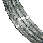 Buy cheap 11.0mm Diamond Rope Sintered Diamond Squaring For Stone Block Trimming Stone Cutting Tools from wholesalers