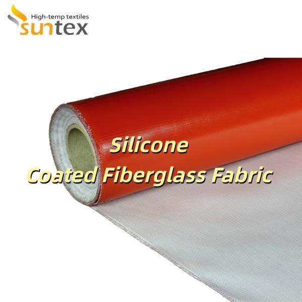 Buy cheap Alkali Free Grey Color Silicone Coated Fiberglass Fabric with Custom Width for Thermal Insulation from wholesalers