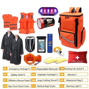 Buy cheap New Product Survival Gear Kit Emergency And Equipment Rescue Outdoor Medical full set First Aid Bag from wholesalers