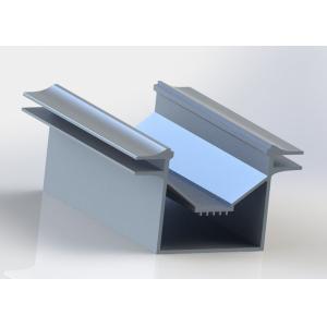Buy cheap OEM / ODM Aluminum Channel Silver Anodized Industrial Aluminum Profile Customize from wholesalers