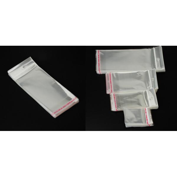 Buy cheap pp/ opp header bag for ring package crystal clear opp/bopp envelope bags with round hanging header hard pvc header card from wholesalers