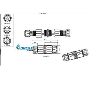 Buy cheap Factory Waterproof Swivel Electrical Connector 2 3 4 Pin IP68 Waterproof Small Electrical Connectors from wholesalers