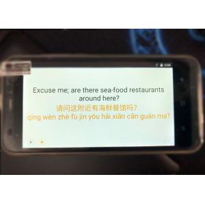 Quality Simultaneous Offline Language Translator Black Color With Grammar Correction for sale Buy cheap Simultaneous Offline Language Translator Black Color With Grammar Correction product