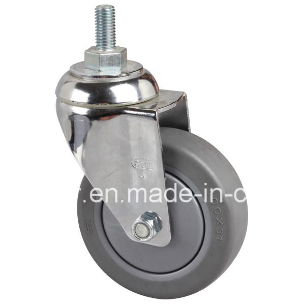 Buy cheap Grey Caster for Medium Duty Applications 3" 110kg Threaded Swivel TPE Caster Z5733-57 from wholesalers