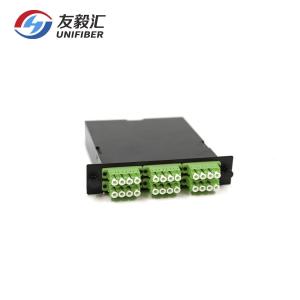Buy cheap Mpo To Lc 10G OM3 50/125um LGX Footprint Fiber Patch Panel from wholesalers