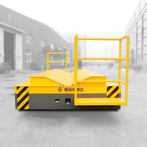 Buy cheap 20T Heavy Load Motorized Transfer Trolley With Battery Powered Motorized Cart from wholesalers