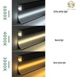 Buy cheap 78mm Aluminium Skirting Profile Board With Led Strip ODM from wholesalers