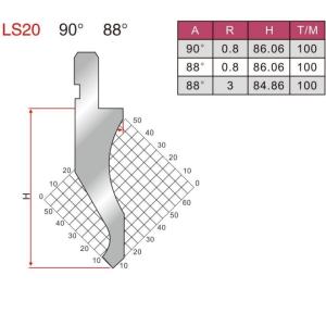 Buy cheap 42CrMo Bending Machine Dies LS20 Press Brake Tool from wholesalers