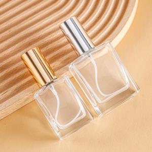 Buy cheap 15ml 30ml 50ml 100ml Customized Logo Refillable Empty Black Perfume Bottle with Box Glass Body Alu Sprayer from wholesalers