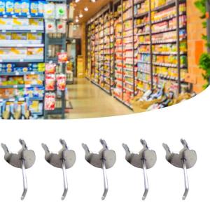 Custom Practical Exhibition Display Iron Hook Supermarket Shelf Rack Hook