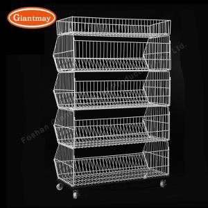Buy cheap Candy Bread Biscuit Potato Chip Stand Snack Metal Display Racks from wholesalers